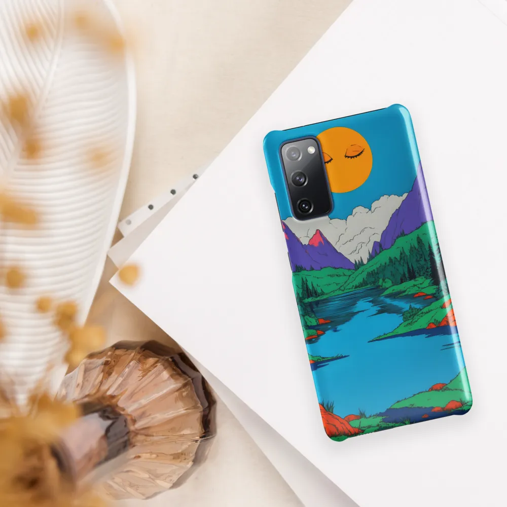 Whimsical Serenity in Vibrant Colors