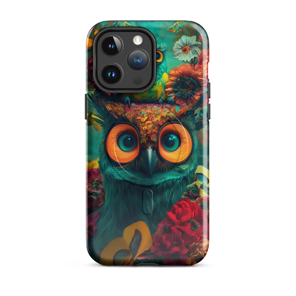 Majestic Harmony: The Floral Owl
