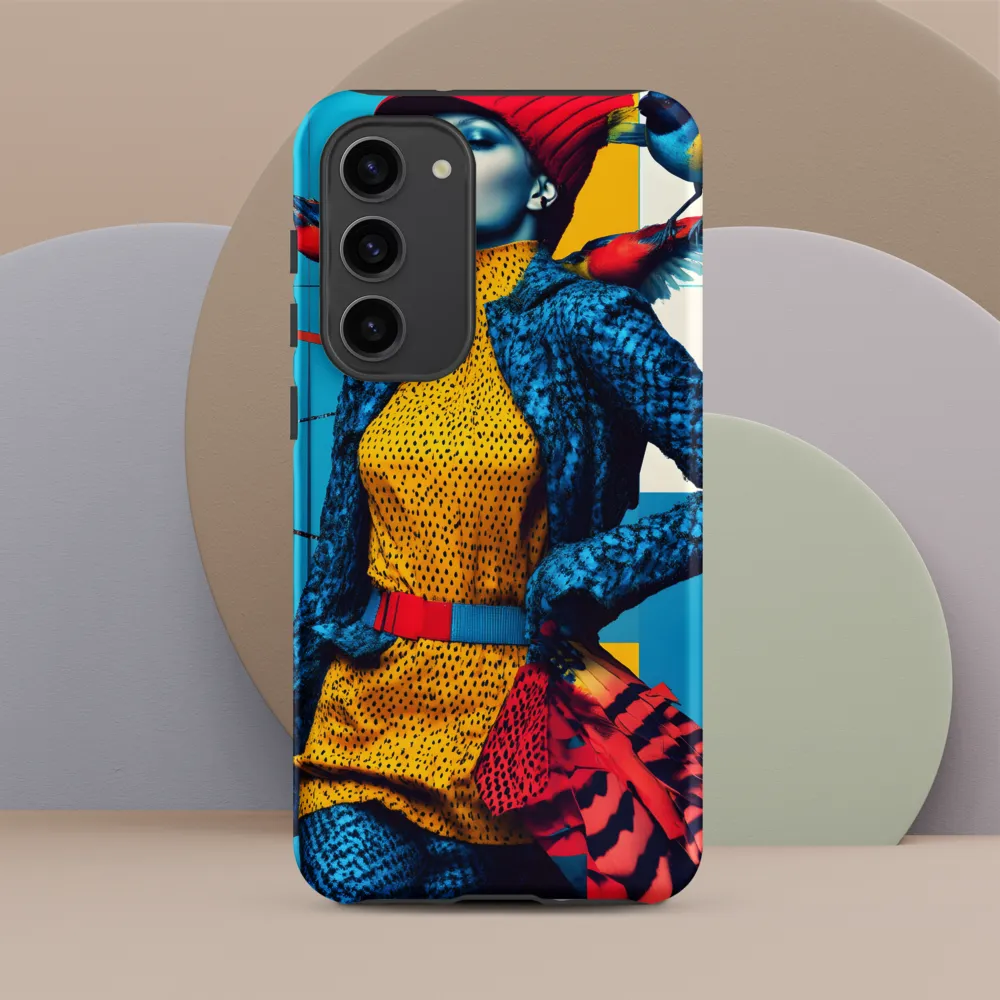 Vibrant Fusion of Nature and Fashion