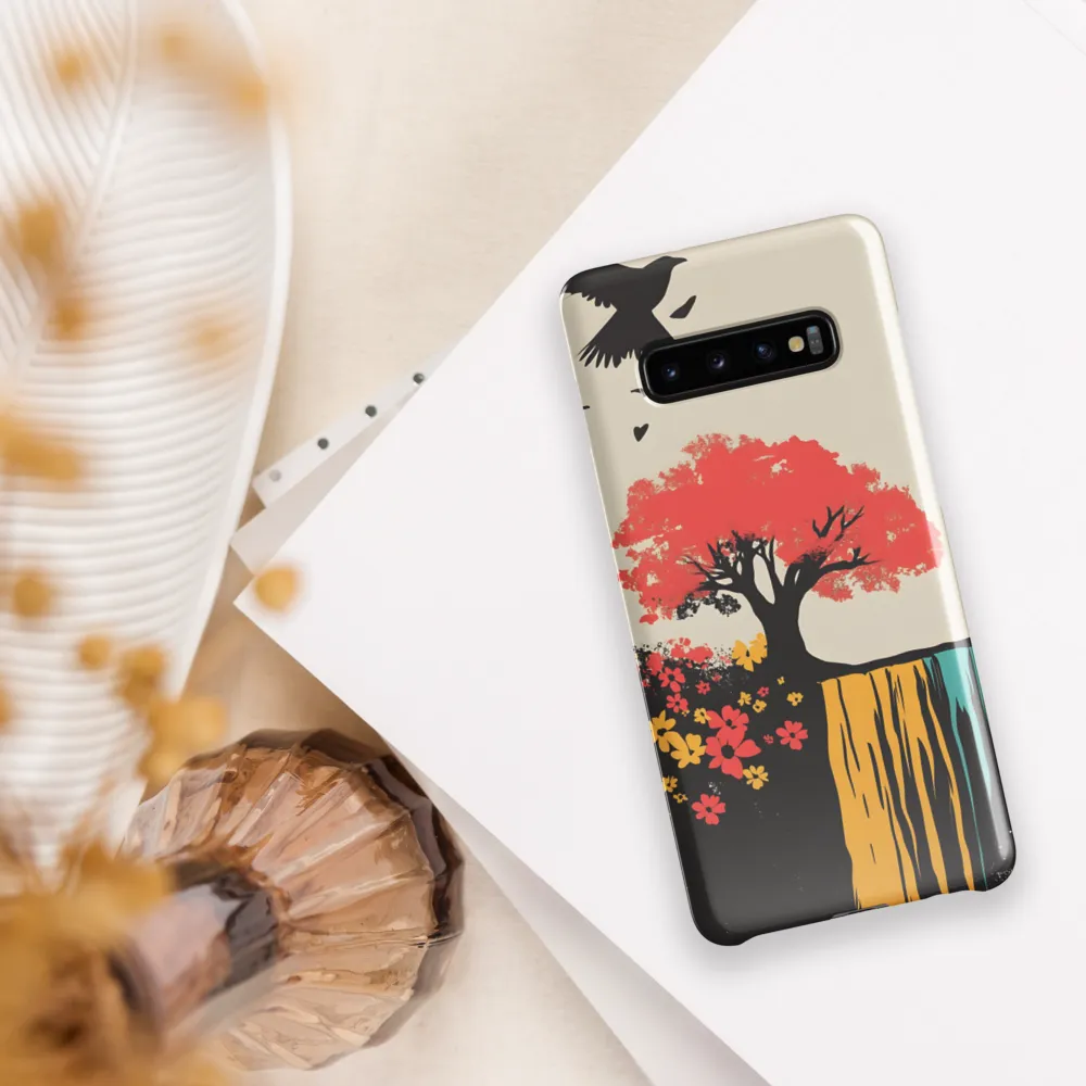 Serene Cascade of Colors | Phone Case |  S10 Plus | Snap Case | Glossy