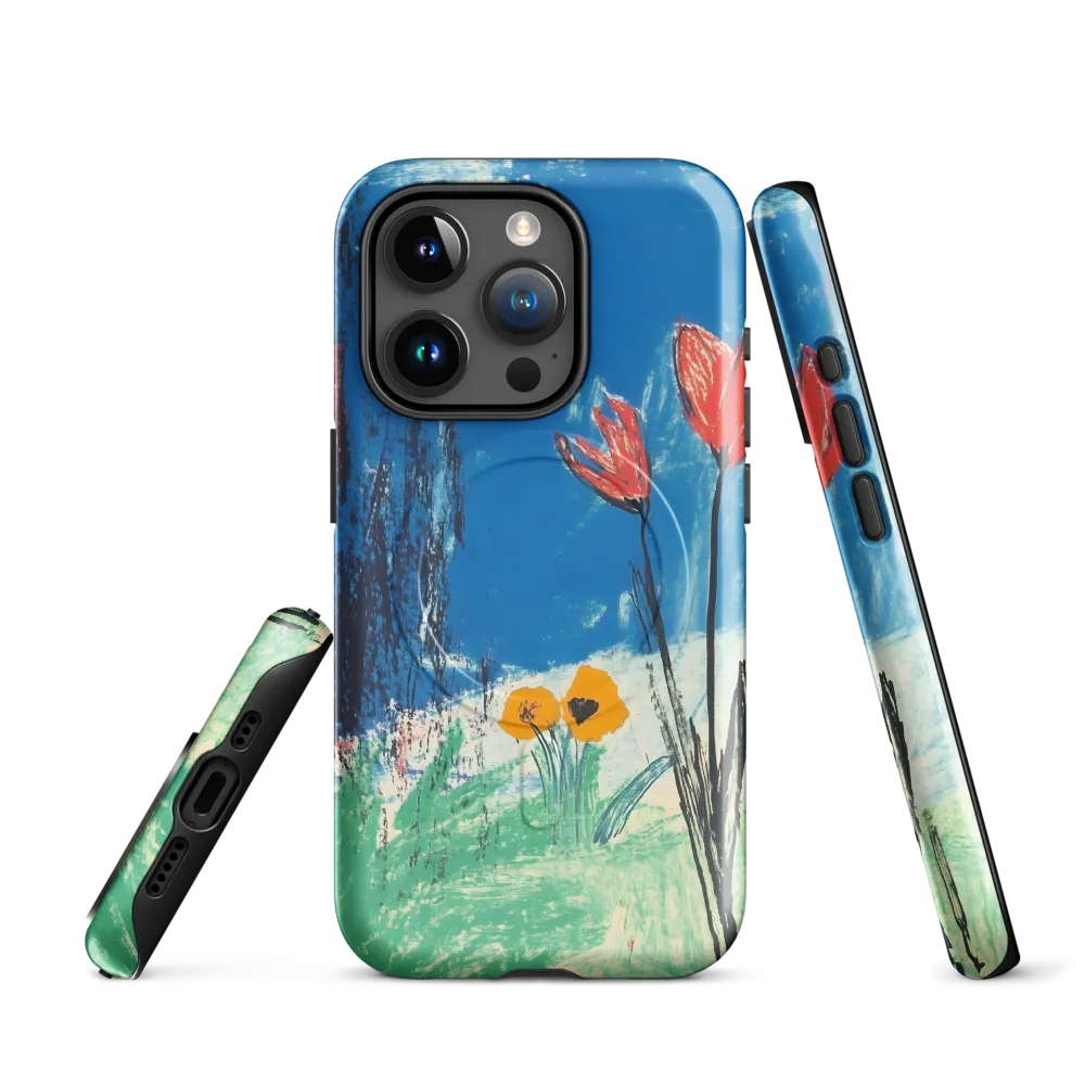 Joyful Blossoms in Blue