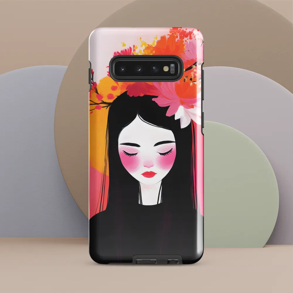 Serenity in Bloom | Phone Case |  S10 Plus | Tough Case | Glossy