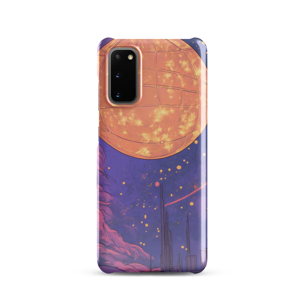 Celestial Cityscape: A Dance of Colors
