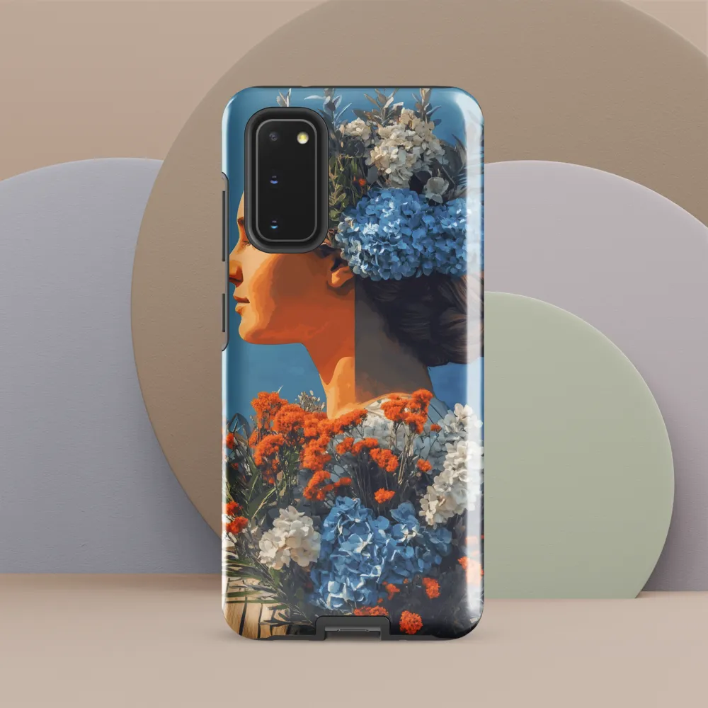 Floral Reverie: A Portrait of Serenity