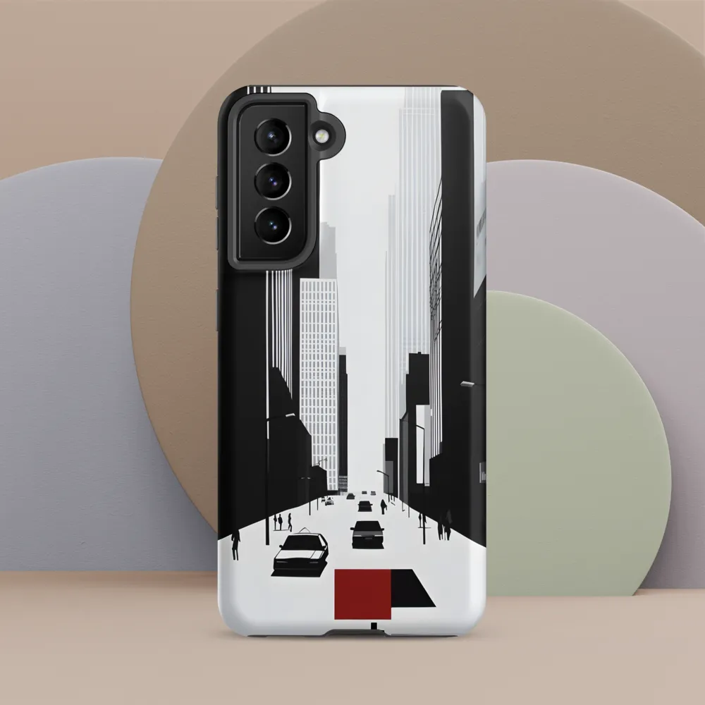 Urban Solitude: A Minimalistic Cityscape