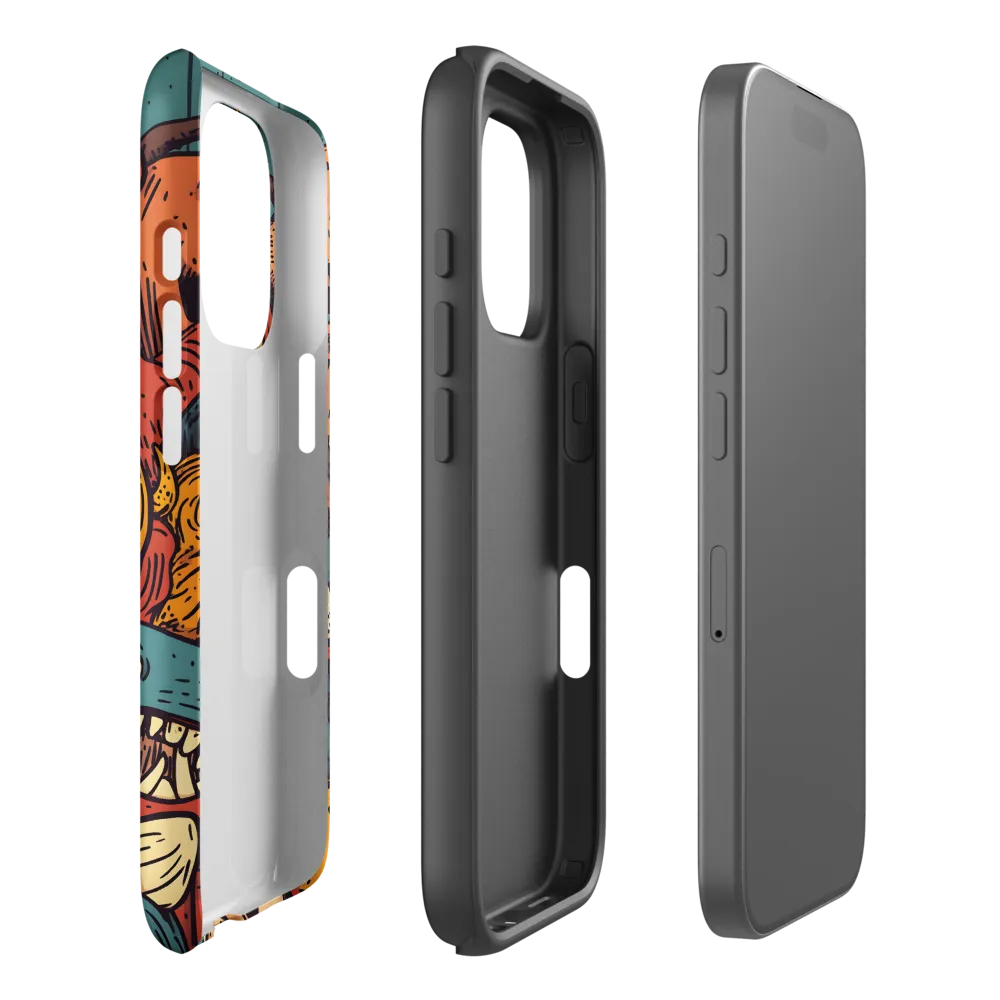 Whimsical Gathering of Creatures | Phone Case |  16 Pro | Tough Case | Matte