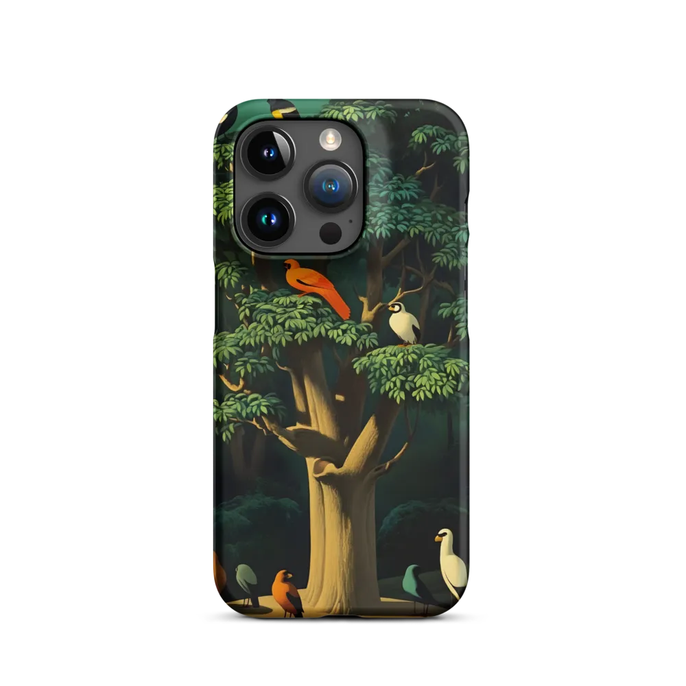 Harmony in Color: A Surreal Bird Symphony