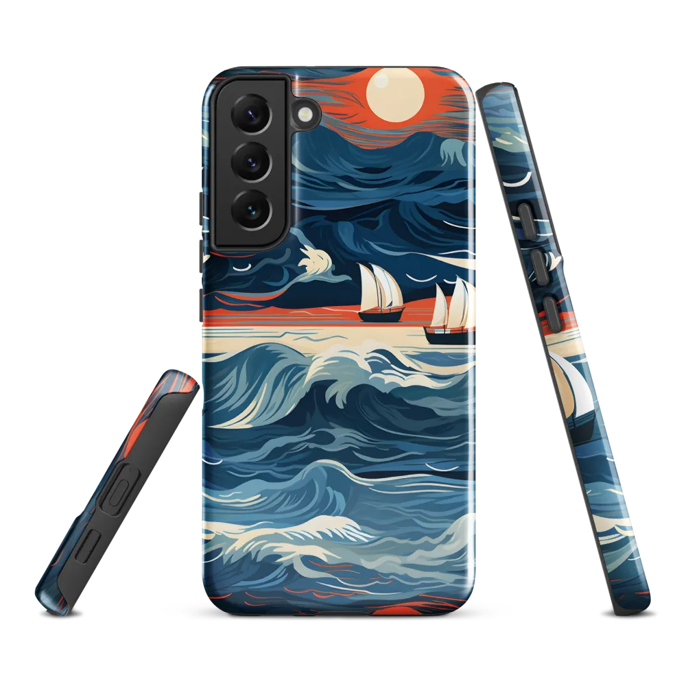 Ocean Whispers: A Voyage at Dusk