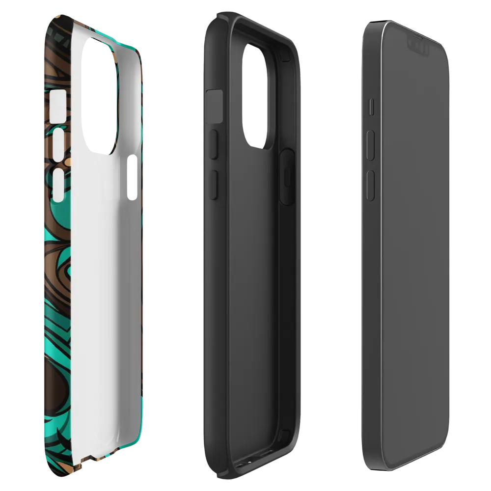Fluctuating Currents | Phone Case |  13 Pro Max | Tough Case | Matte