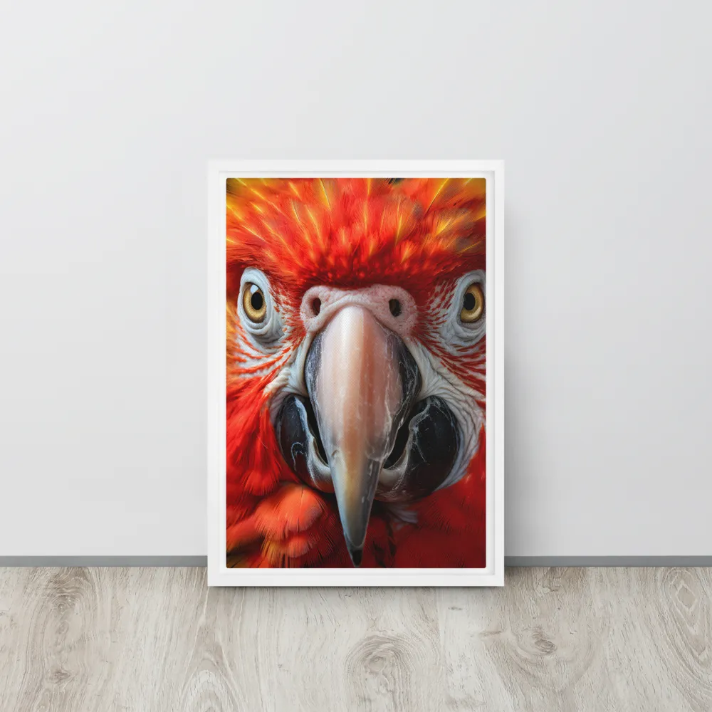 The Fiery Gaze of the Parrot