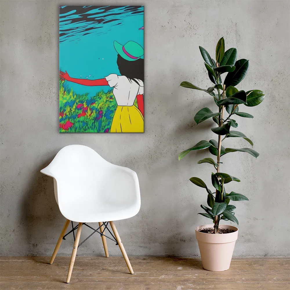 Whimsical Encounter | Canvas | 24″×36″