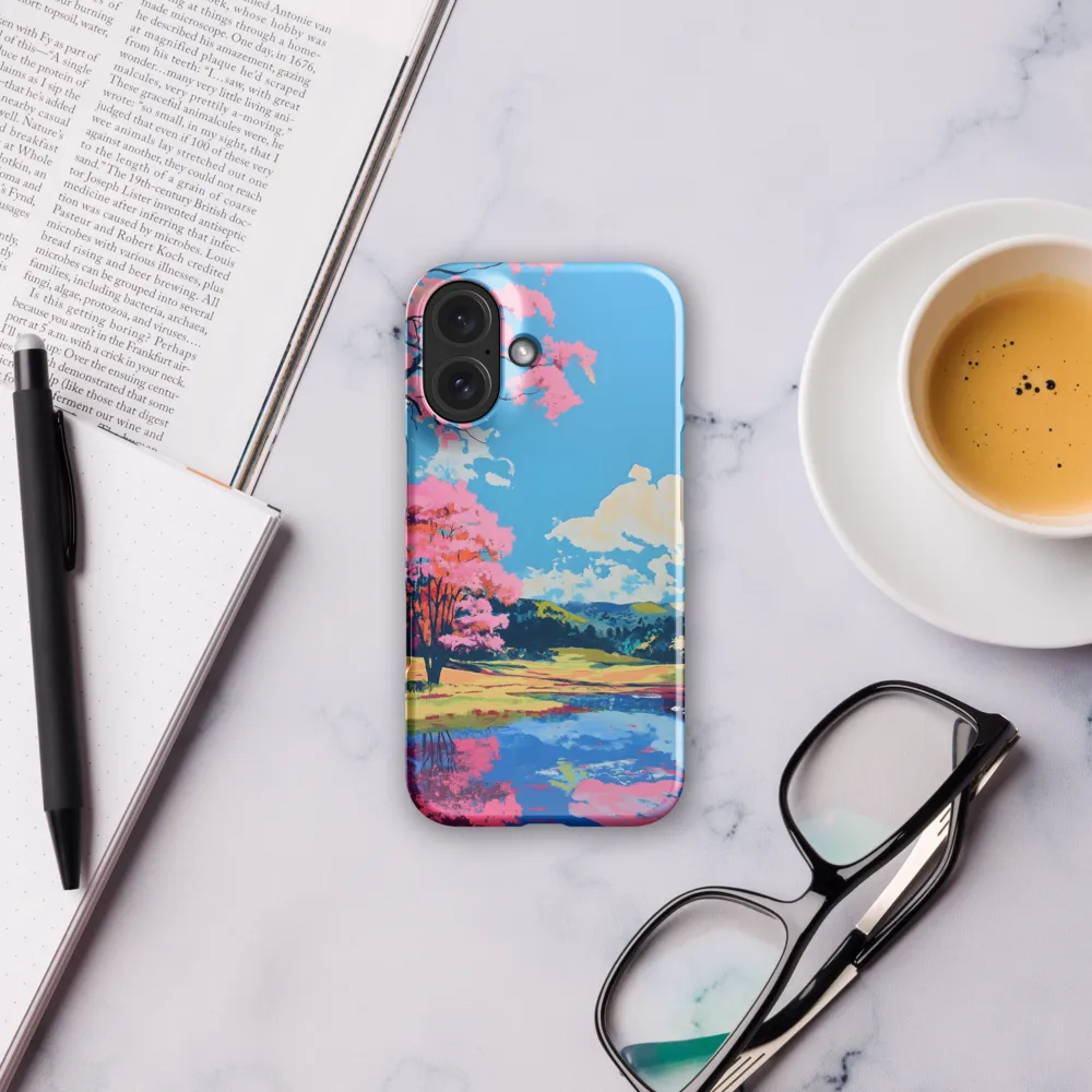 Reflections of a Pink Dreamscape | Phone Case |  16 | Snap Case | Glossy