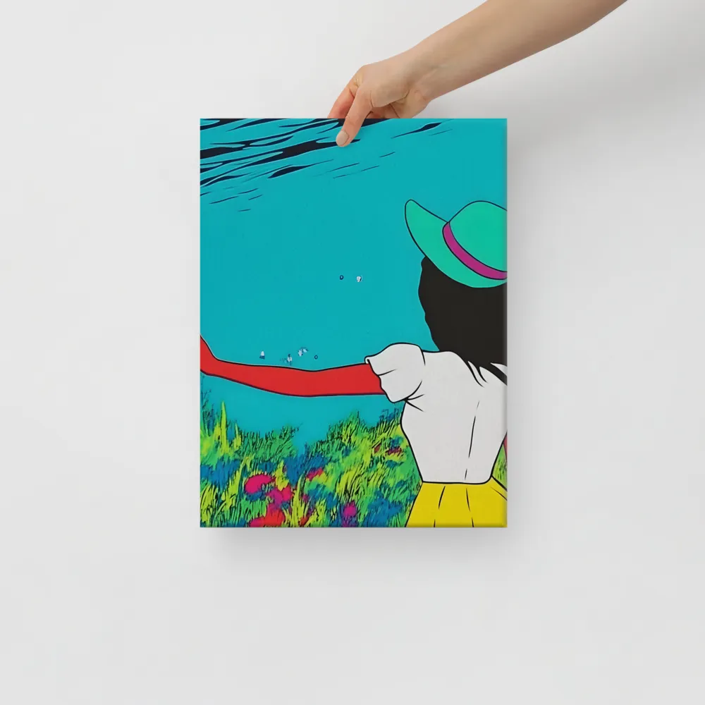 Whimsical Encounter | Canvas | 12″×16″