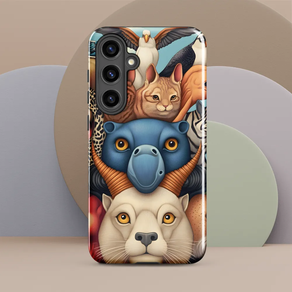 Harmonious Echoes of Wildlife | Phone Case |  S24 Plus | Tough Case | Glossy