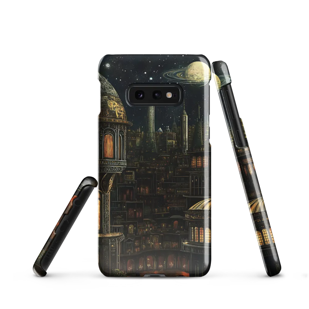 Celestial Enigma: A Surreal Cityscape