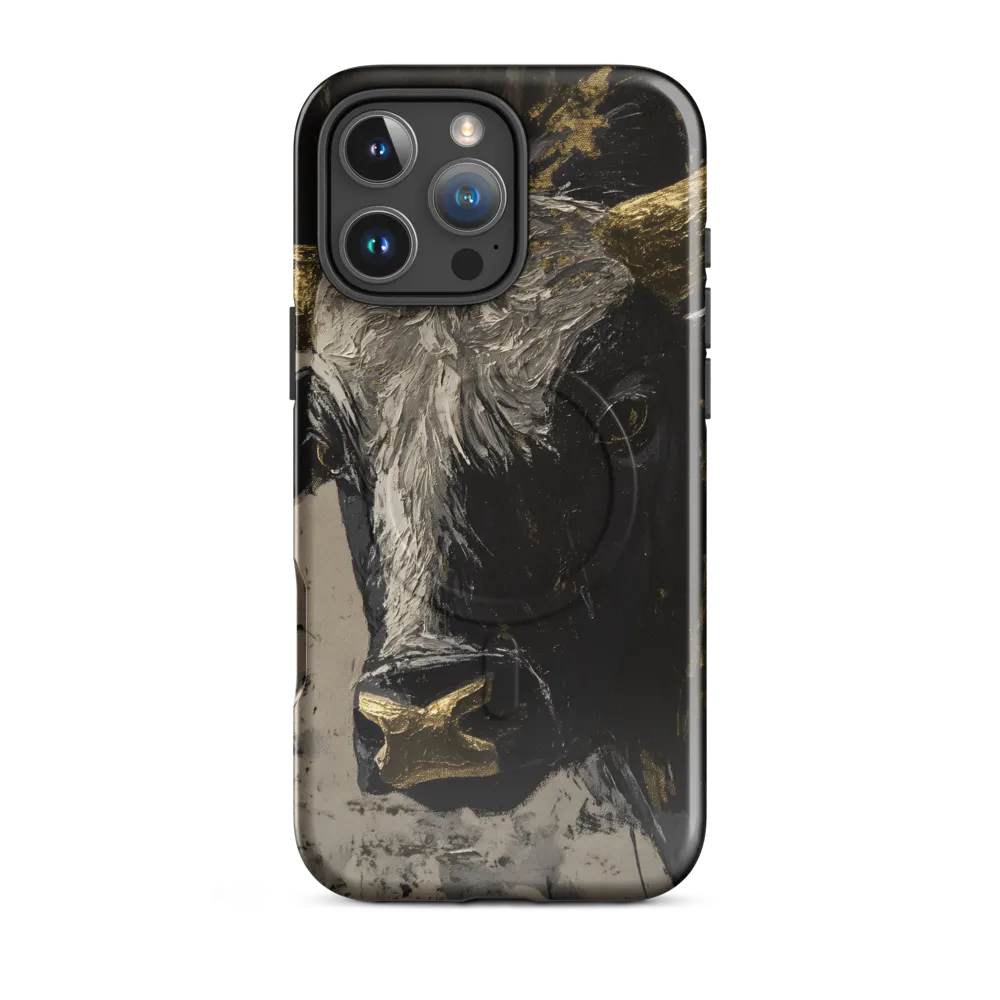 Majestic Bull: The Power in Black and Gold