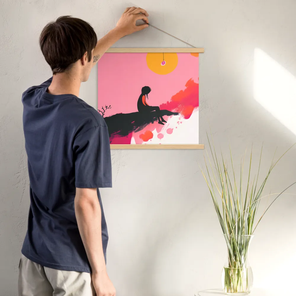 Whispers of the Sun | Poster With Oak Wood Hanger | 18″×18″