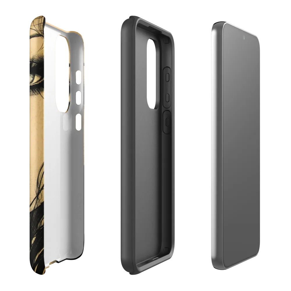 Enigmatic Gaze | Phone Case |  S23 Plus | Tough Case | Matte