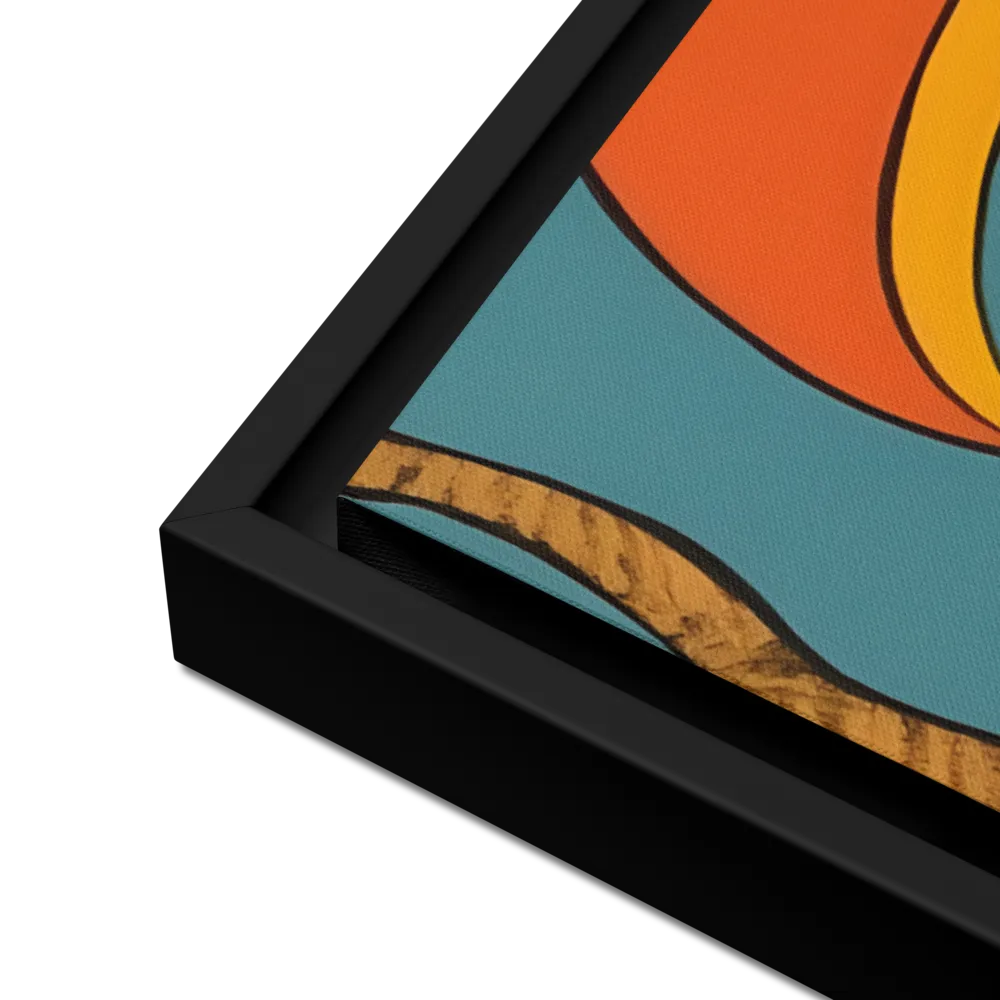 Tropical Majesty: The Toucan at Rest | Canvas with Black Frame | 24″×36″