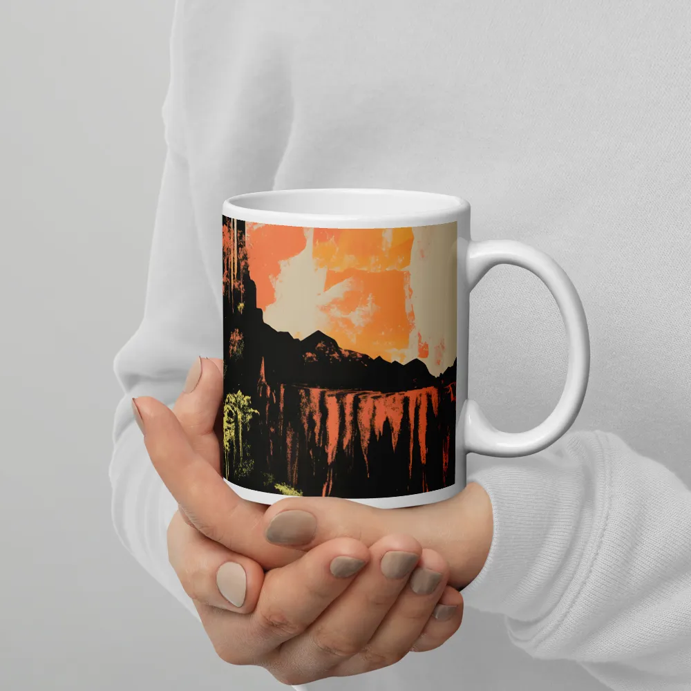 Elysian Echoes: A Surreal Reflections | Mugs | Multiple Sizes & Colors