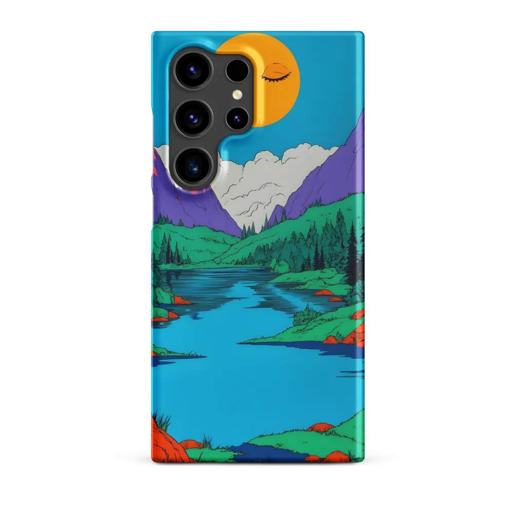 Whimsical Serenity in Vibrant Colors