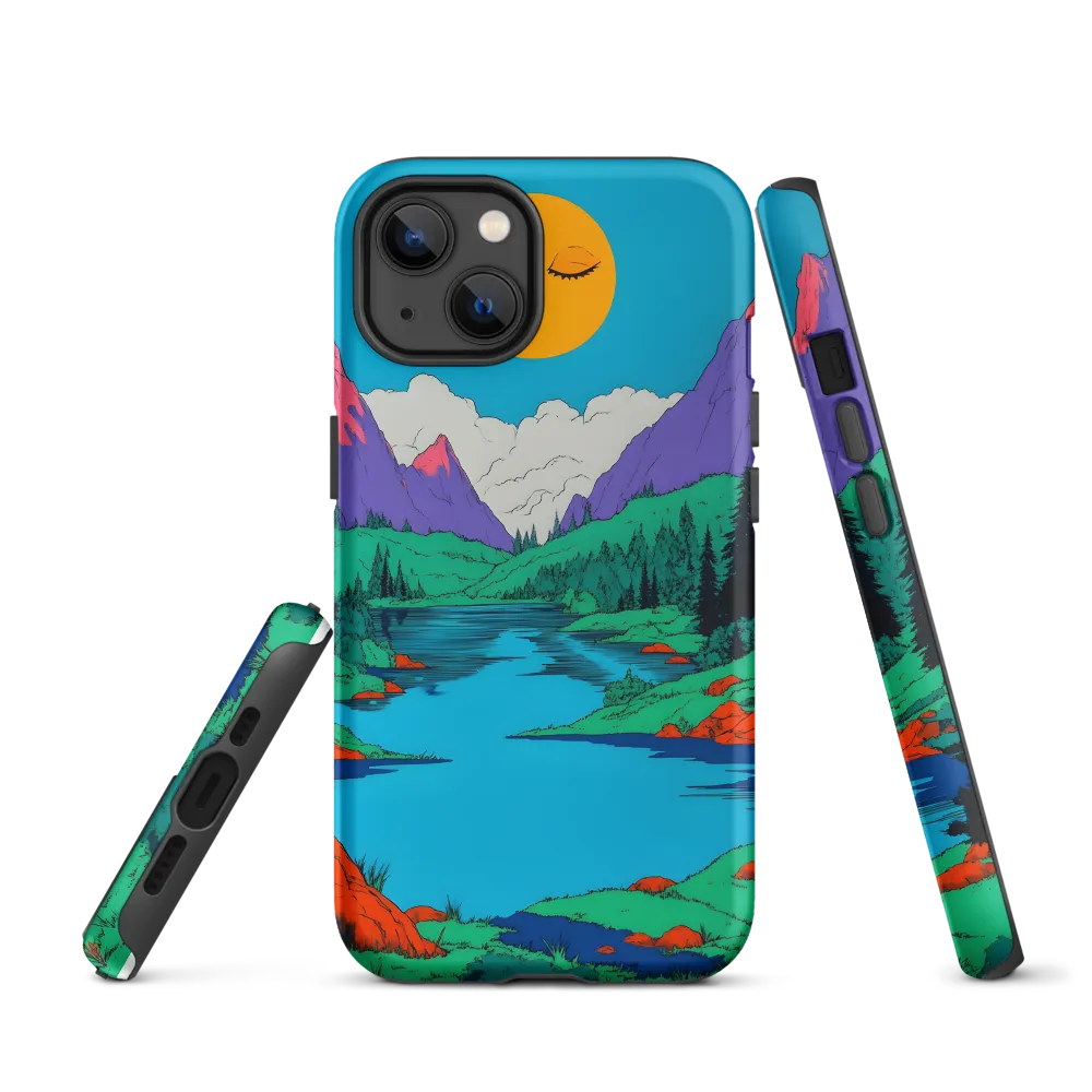 Whimsical Serenity in Vibrant Colors