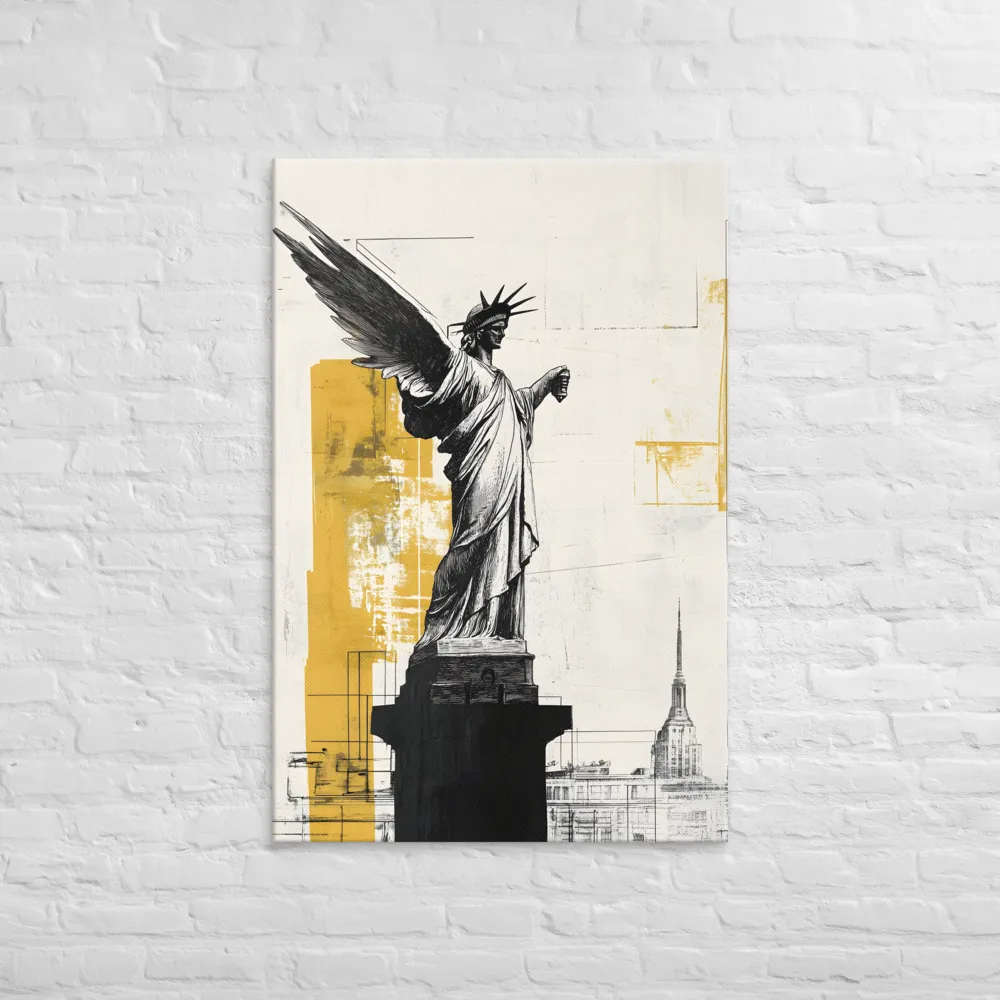 Guardian of Freedom: A Modern Interpretation | Canvas | 32″×48″