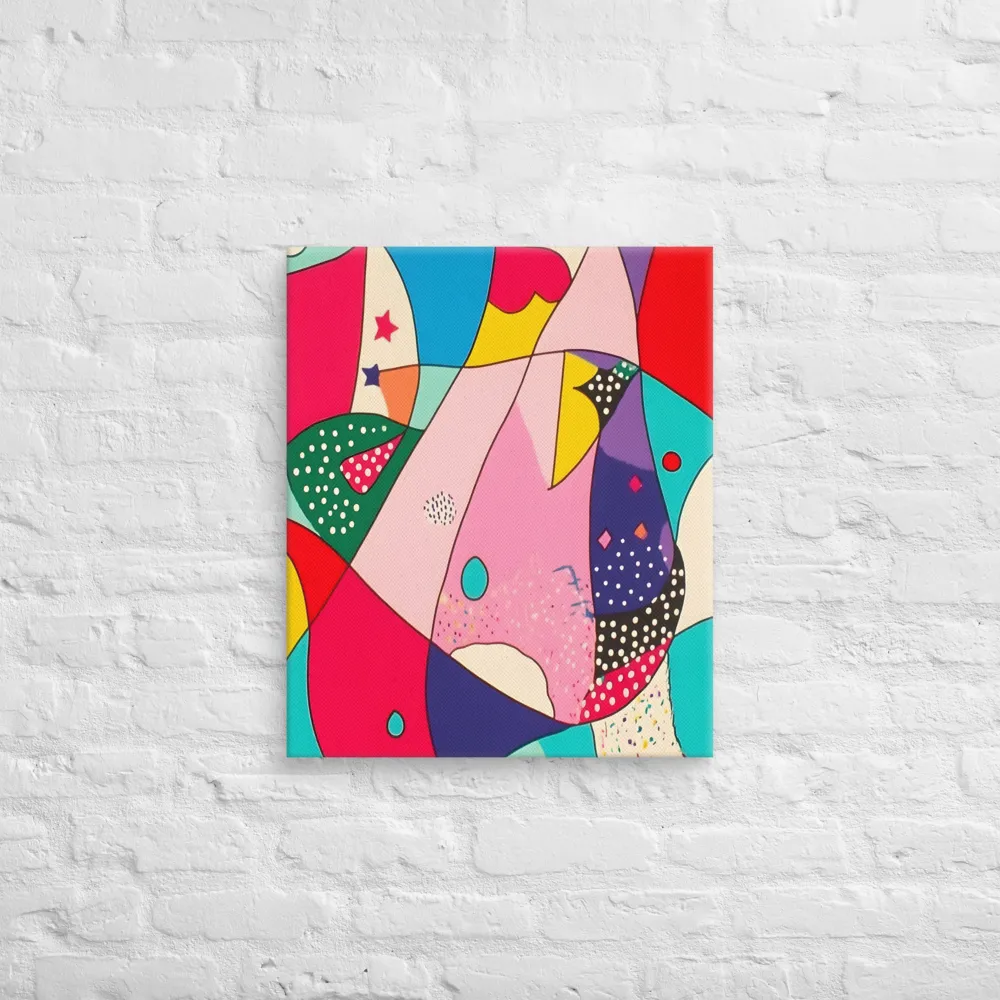 Playful Geometry in Color | Canvas | 20″×24″
