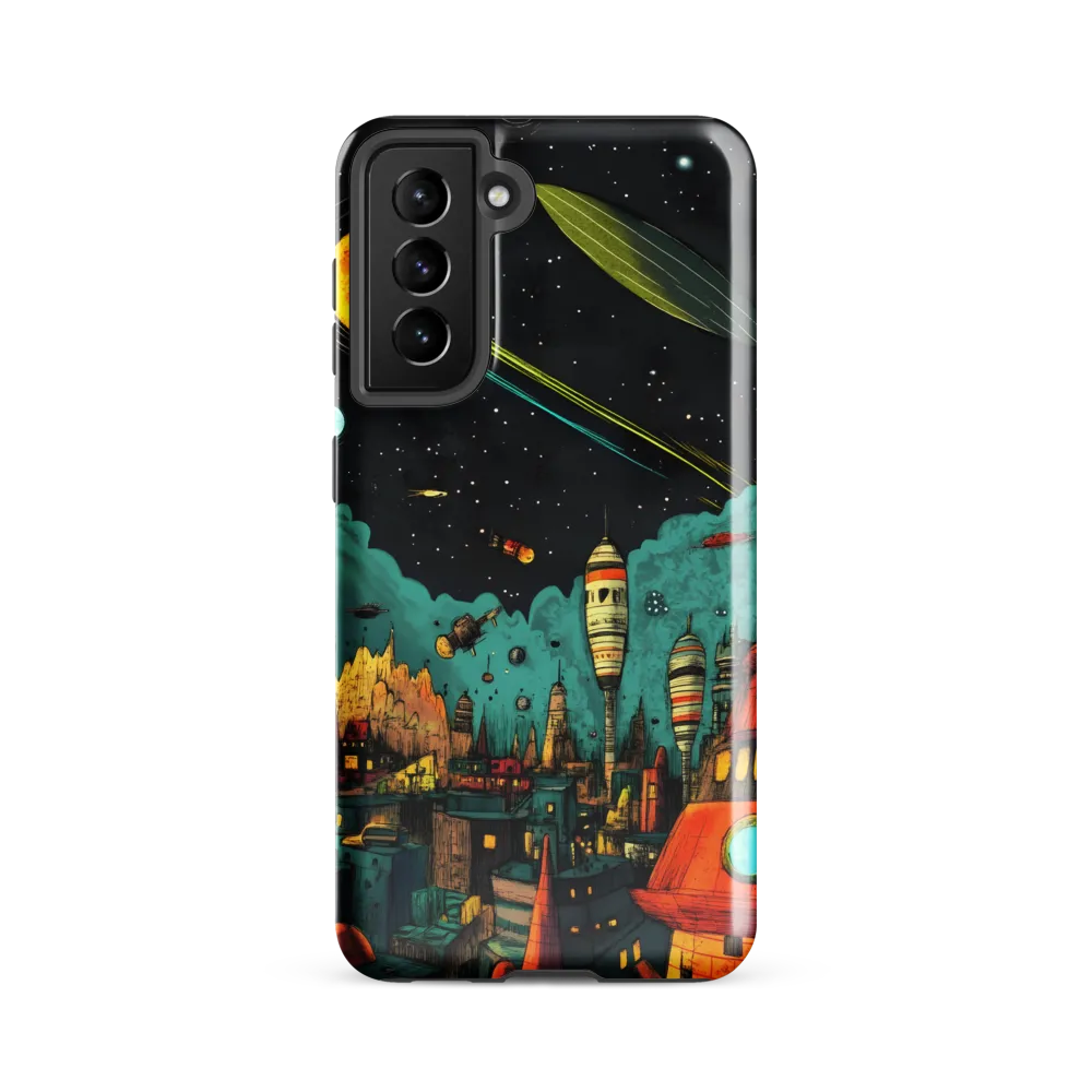 Galactic Cityscape: A Journey Through Imagination