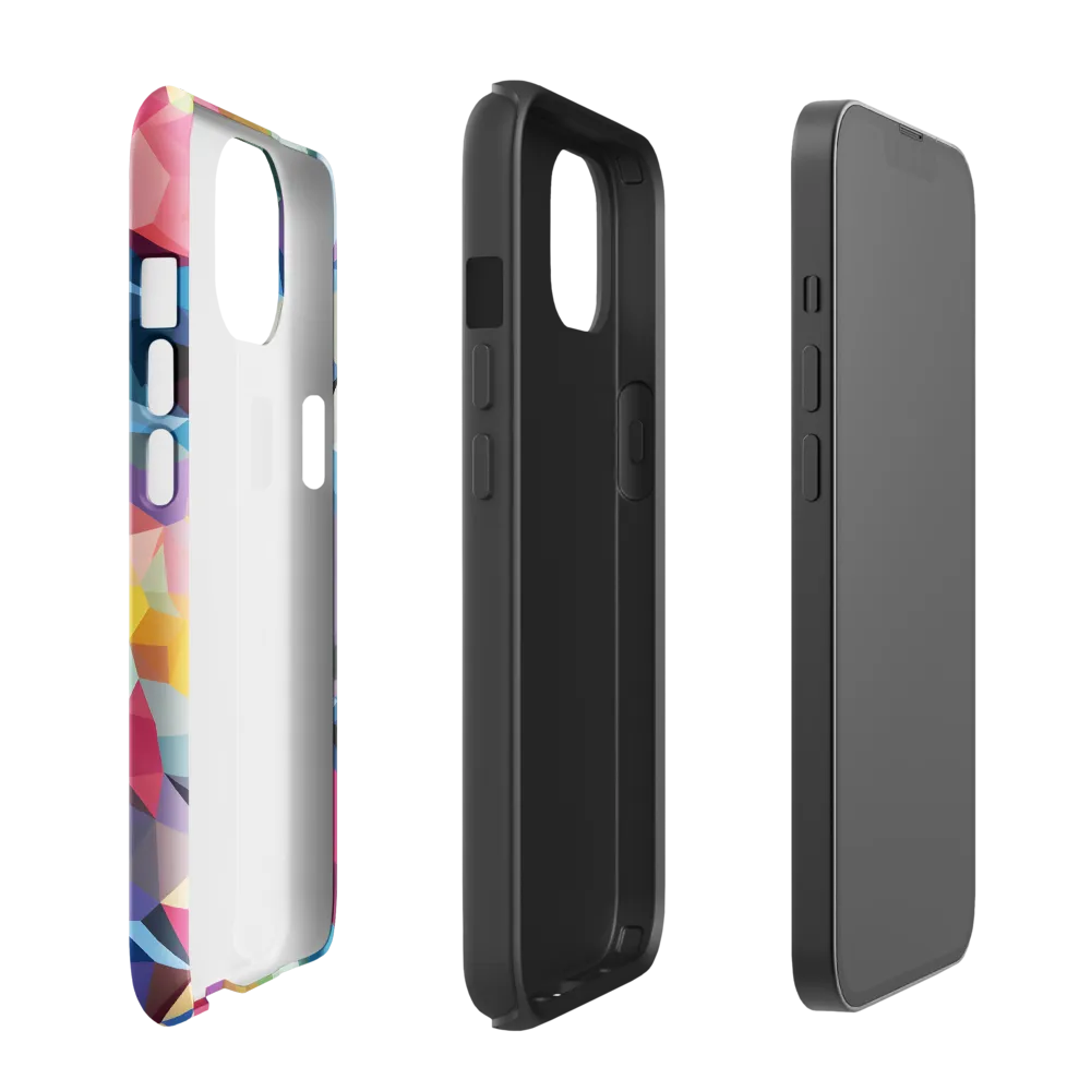 Playful Geometry: The Bear's Face | Phone Case |  13 | Tough Case | Glossy