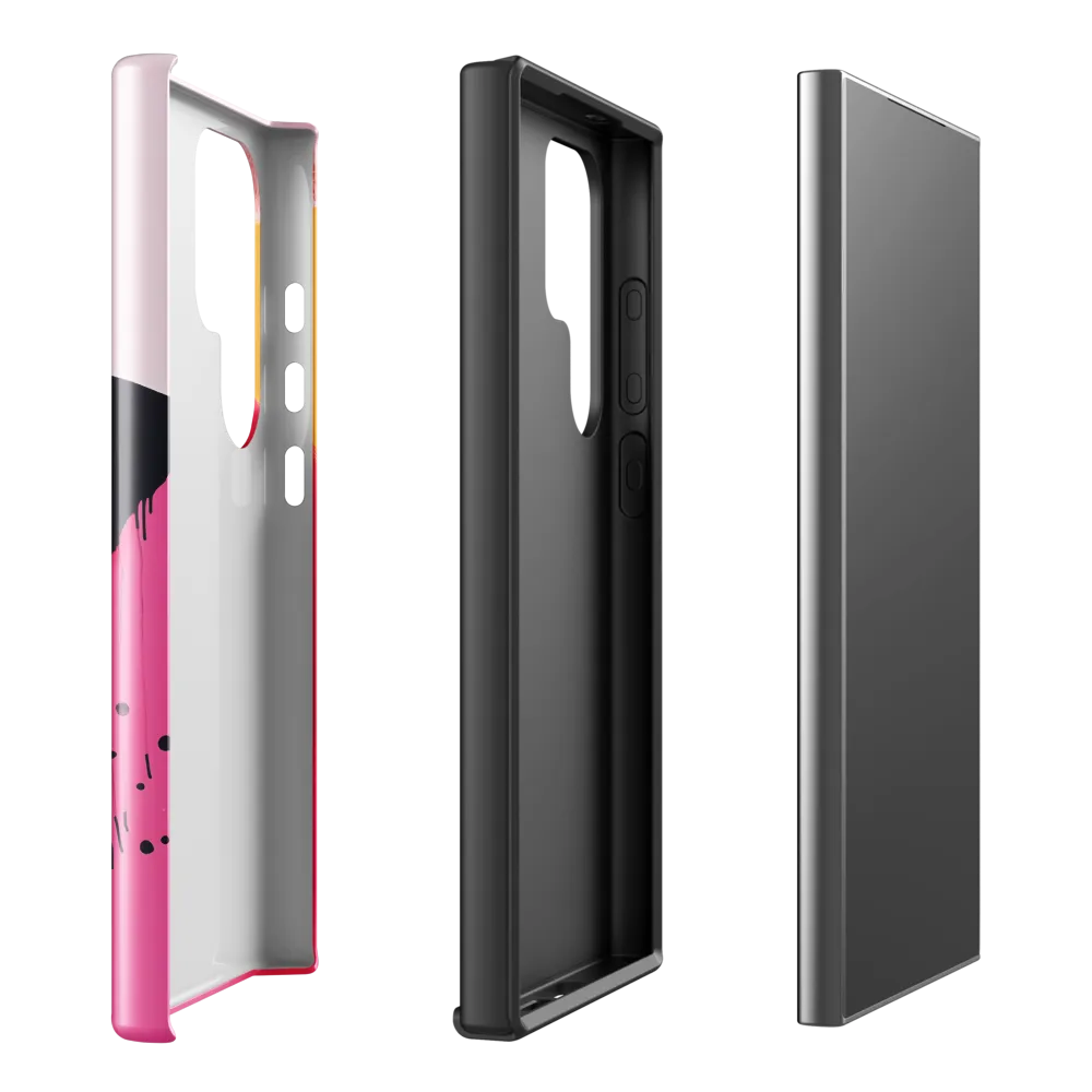 Magenta Sweep — Study in Drips and Fields