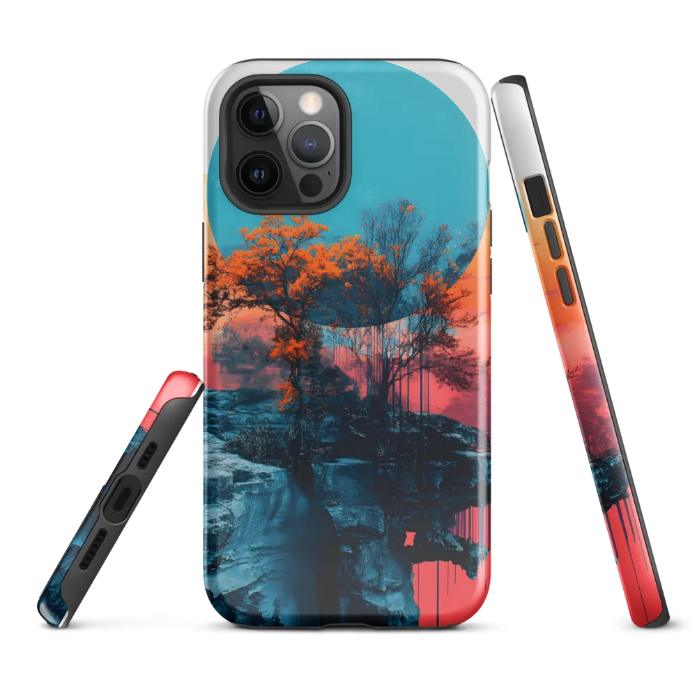 Ethereal Landscapes: A Dance of Color and Form | Phone Case |  12 Pro Max | Tough Case | Glossy