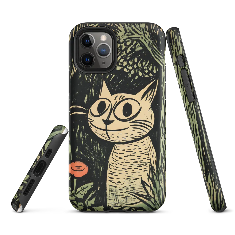 Whimsical Cat in the Forest