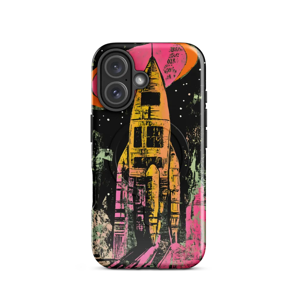Cosmic Voyage: A Surreal Rocket Adventure