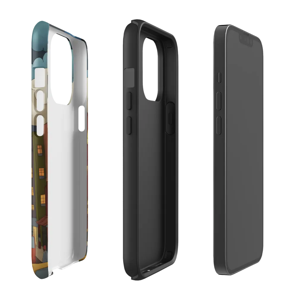 Urban Symphony: A City Awakens at Dusk | Phone Case |  13 Pro | Tough Case | Matte