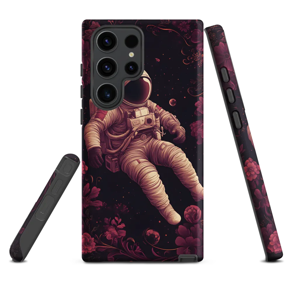 Cosmic Bloom: An Astronaut's Journey