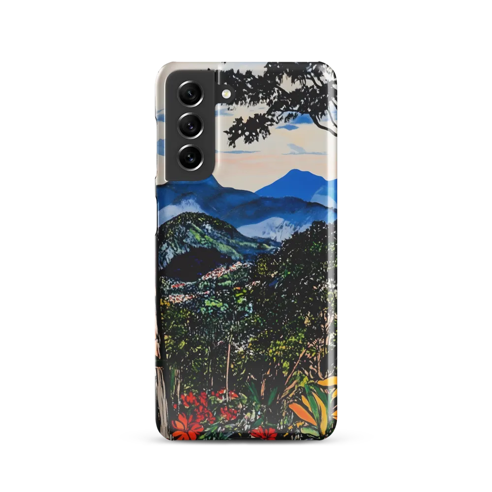 Nature's Vibrant Embrace | Phone Case |  S21 | Snap Case | Glossy