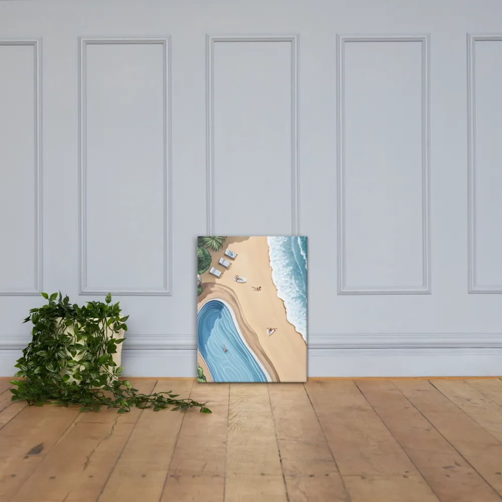 Serenity by the Shore | Canvas | 18″×24″