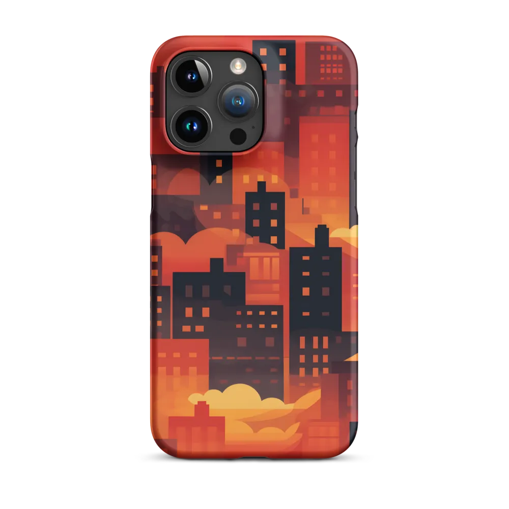 Radiance of the Urban Horizon | Phone Case |  15 Pro Max | Snap Case | Matte