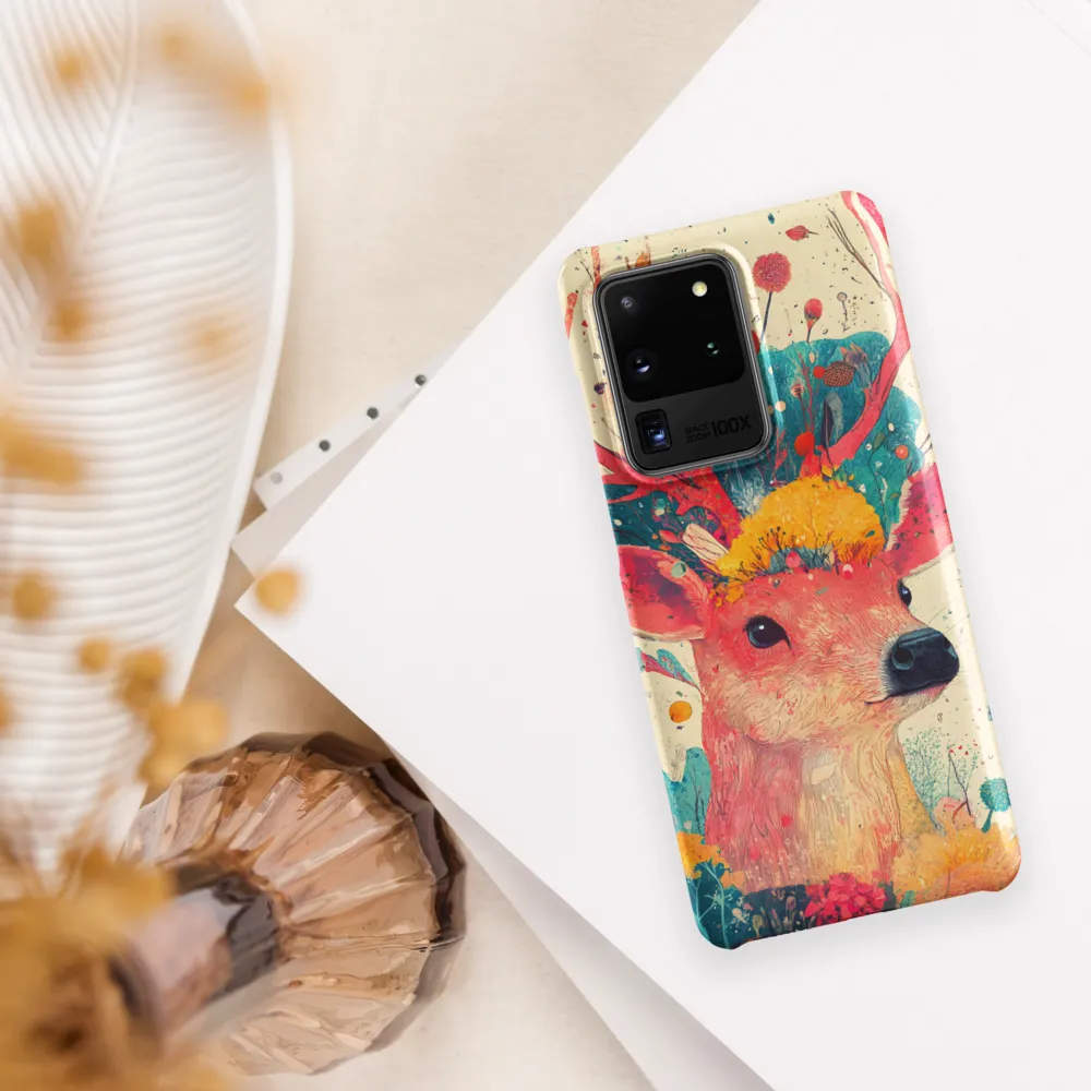 Whimsical Harmony: A Deer in Bloom