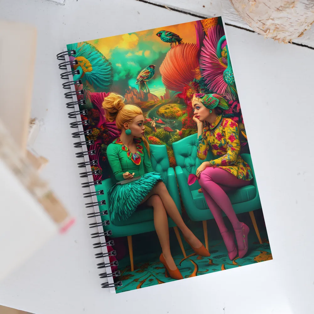 Whimsical Conversations | Spiral Notebook