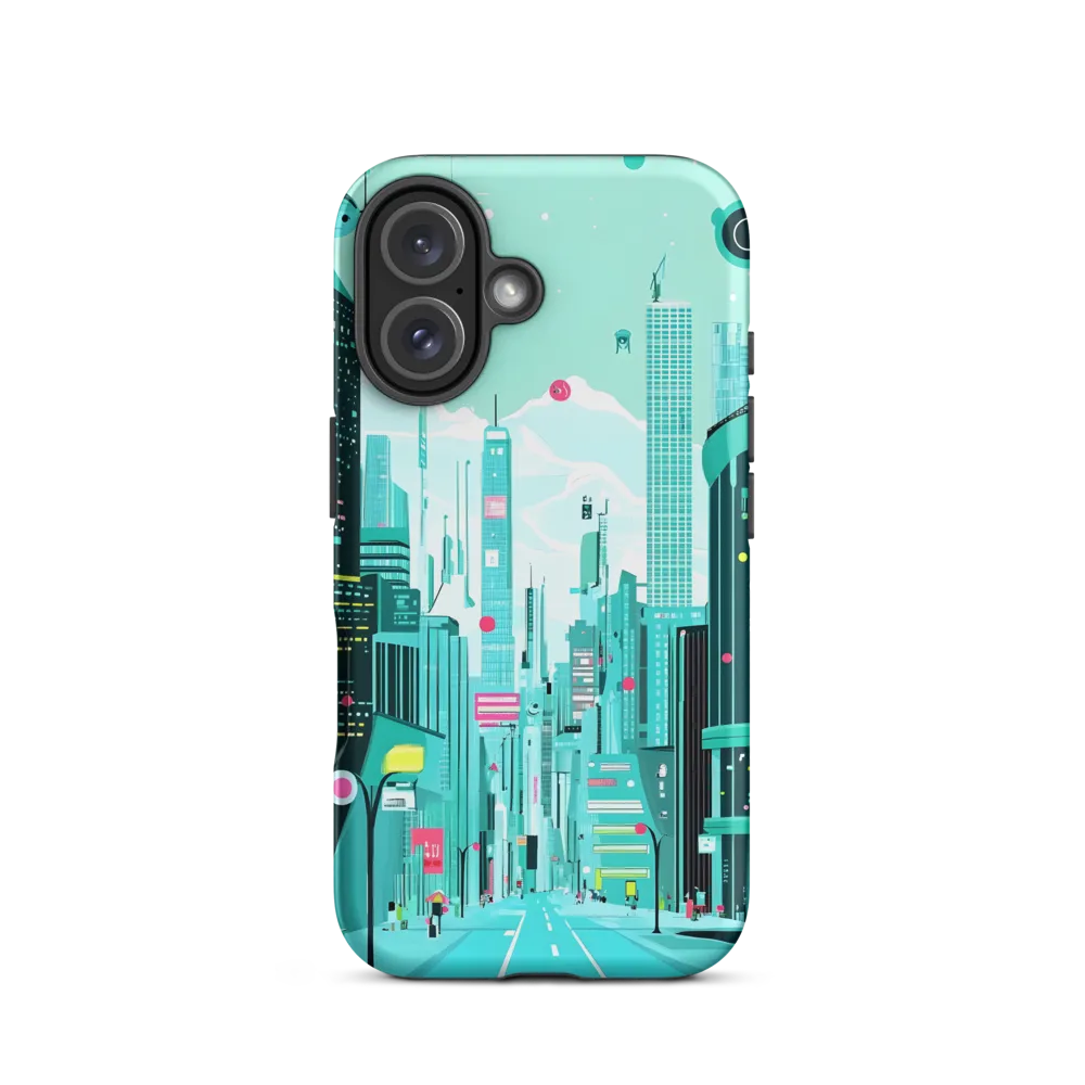 Urban Dreams: A Futuristic Cityscape | Phone Case