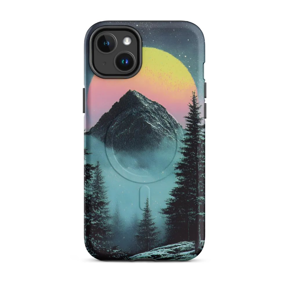 Ethereal Peaks Under Celestial Lights