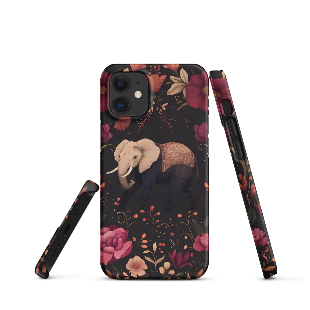 Whispers of the Wild: Elephants and Blooms