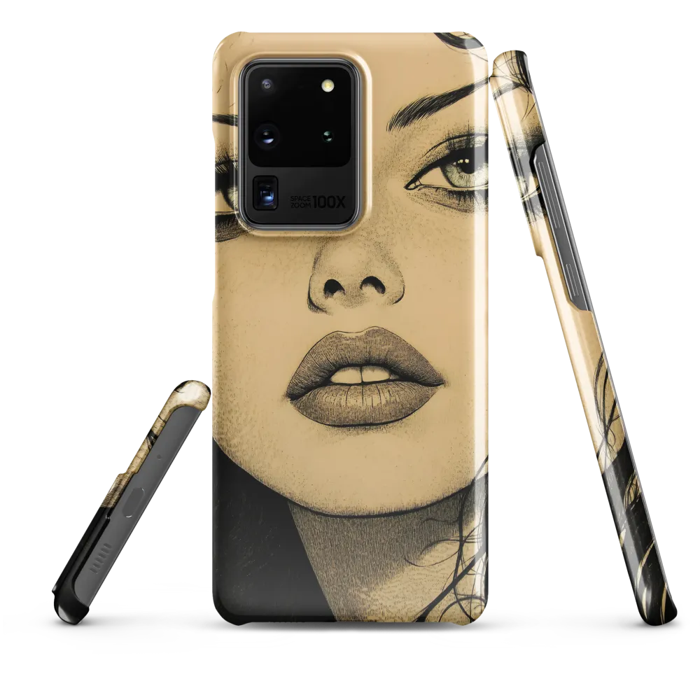 Enigmatic Gaze | Phone Case |  S20 Ultra | Snap Case | Glossy