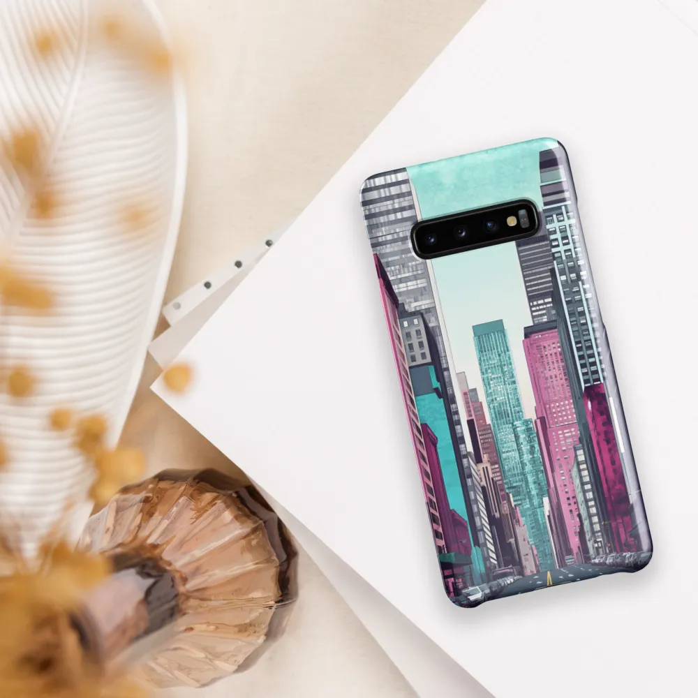 Urban Vibes: A Modern Cityscape | Phone Case |  S10 Plus | Snap Case | Glossy