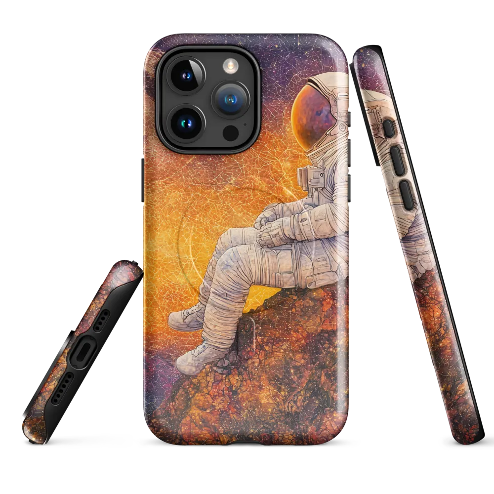 Cosmic Contemplation | Phone Case |  15 Pro Max | MagSafe® Tough Case | Glossy