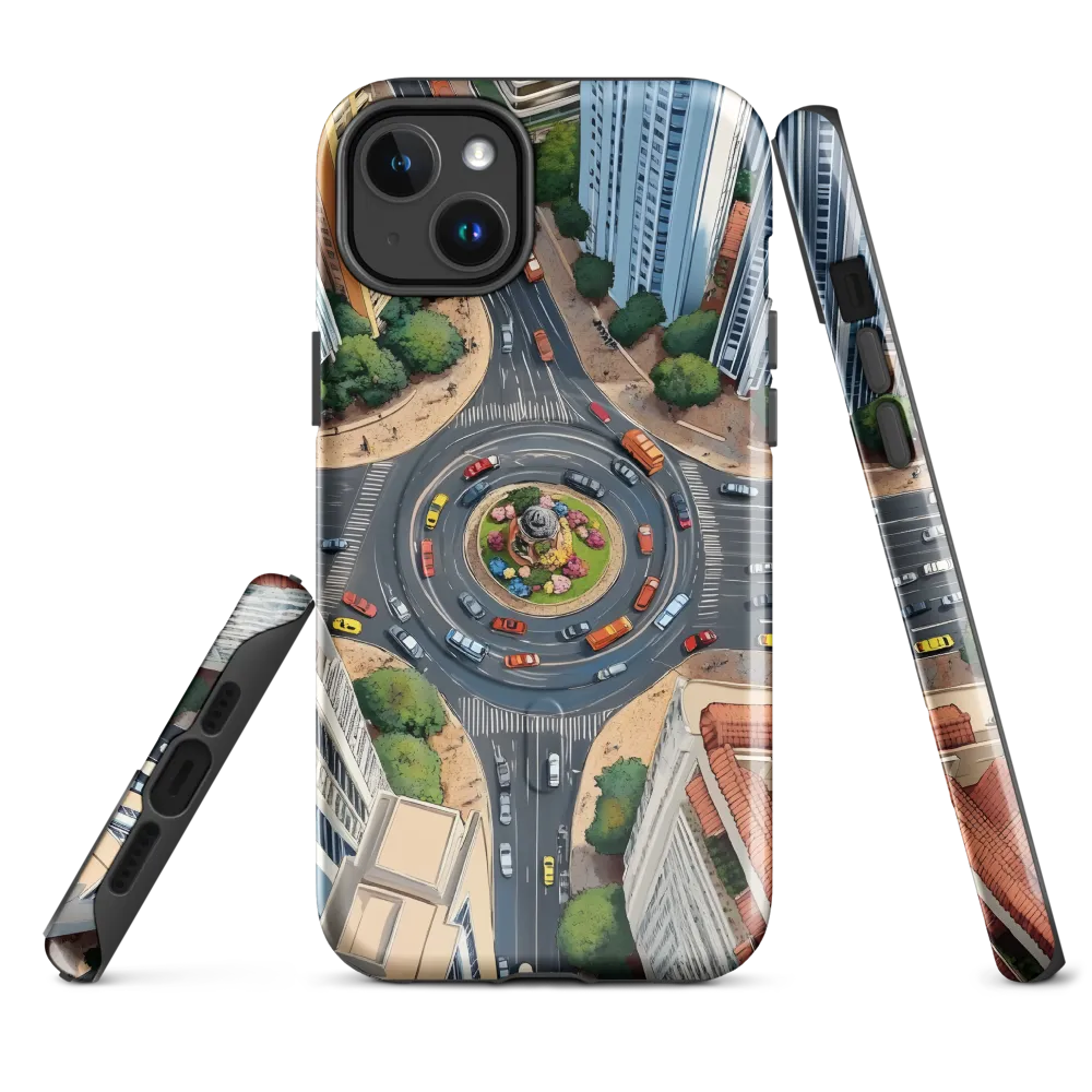 Urban Symphony: Aerial Vision of City Life