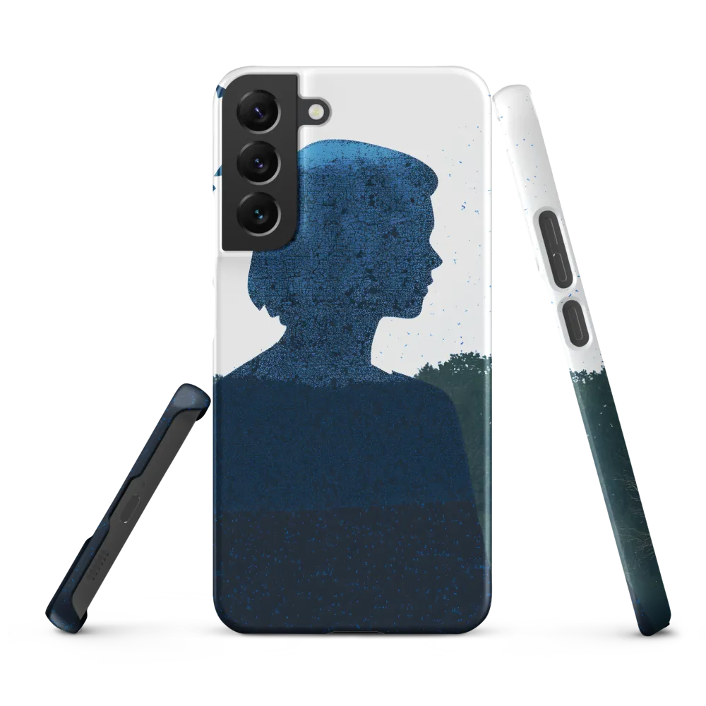 Blue Contemplation | Phone Case |  S22 Plus | Snap Case | Matte