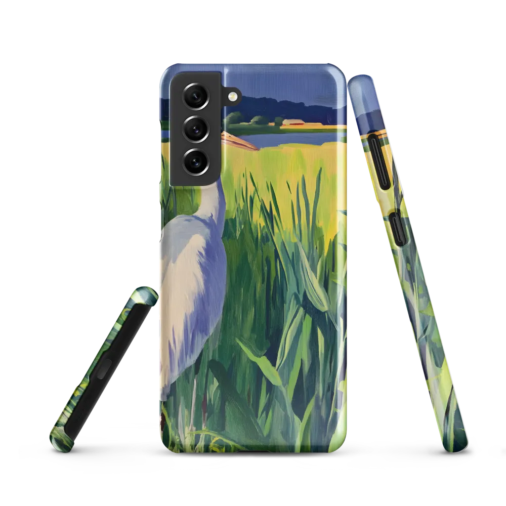 Graceful Presence: The Heron in the Meadow